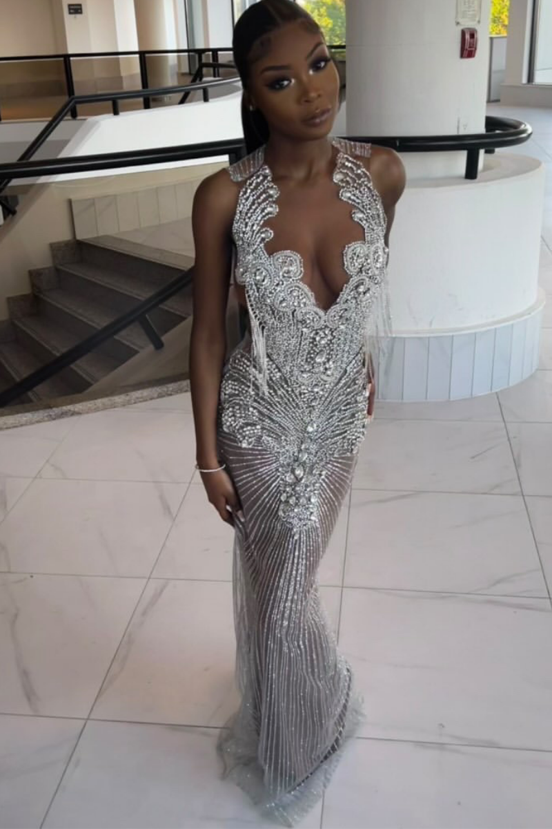 Ava Rhinestone Gown – SLAYEDBYTEN Ava Rhinestone Gown – SLAYEDBYTEN