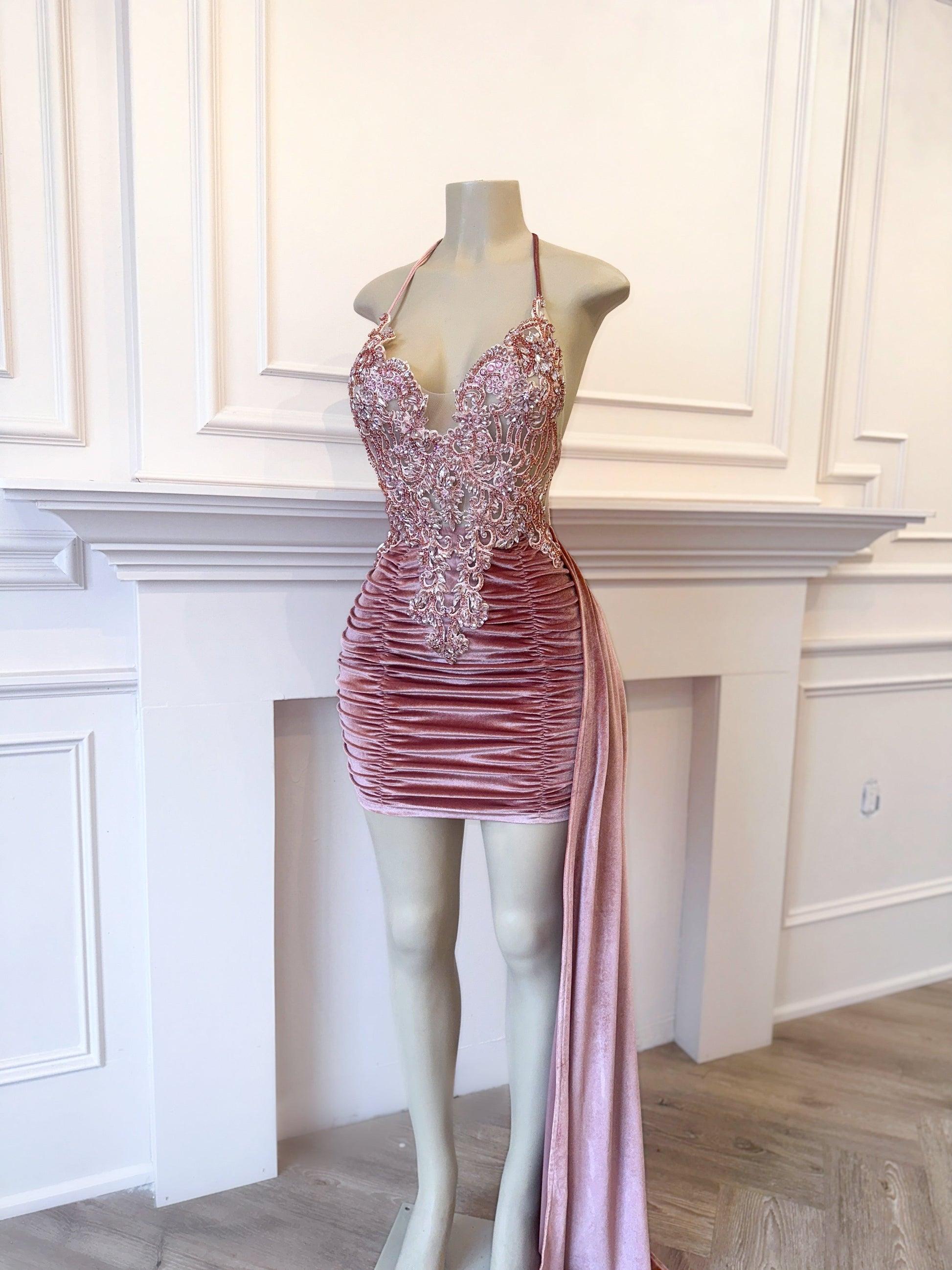 blush pink velvet dress Two shades of pink, two moods !, Baby pink velvet with a crystal detailed corset and blush pink tulle with a soft draped neckline. Elegant, feminine, and made for quiet luxury., ., ., ., ., ., .,