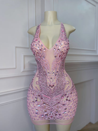 Lala Rhinestone Dress