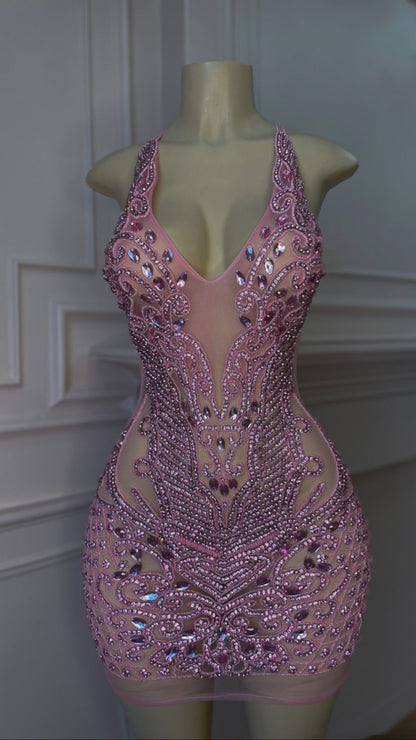 Lala Rhinestone Dress